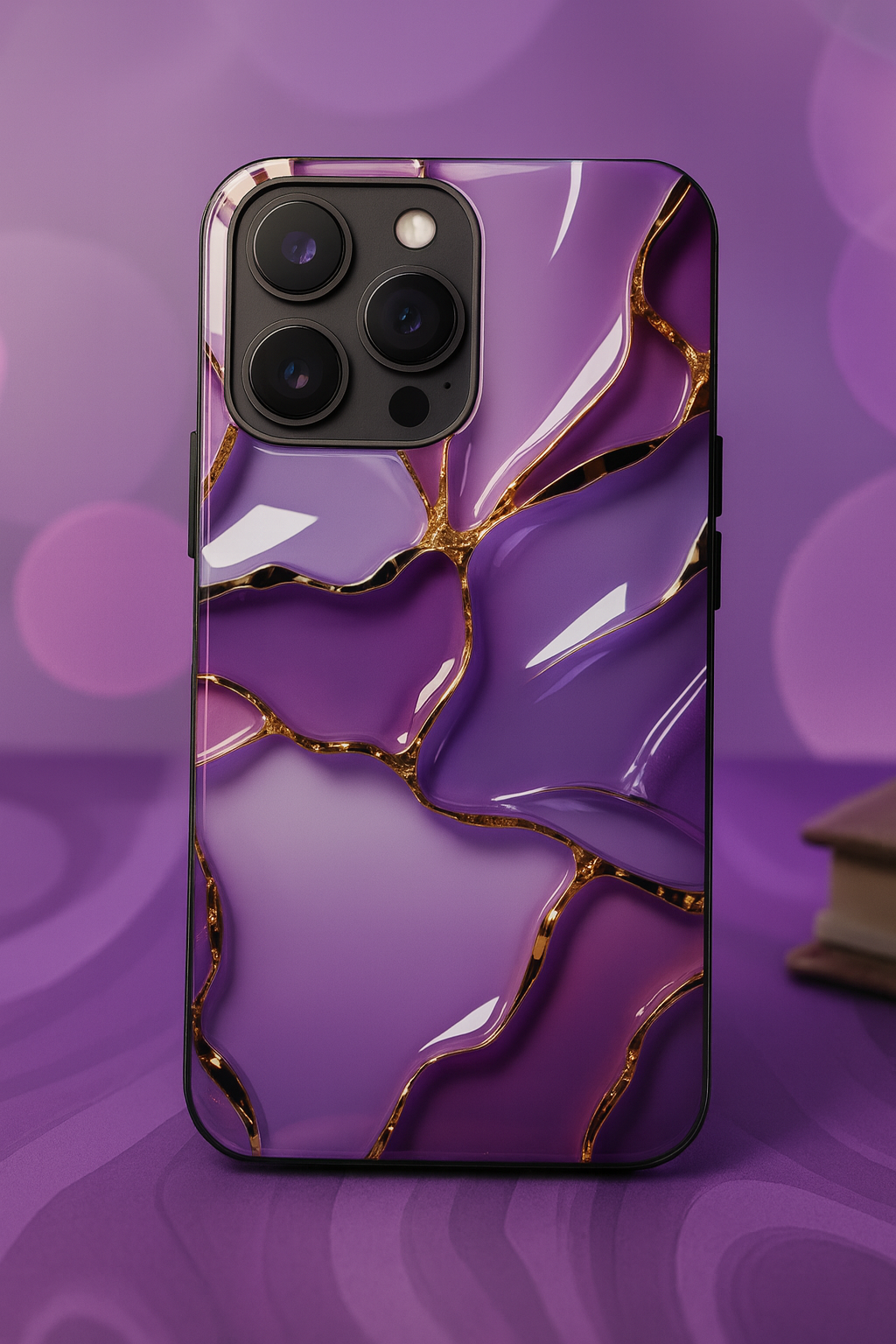 Amethyst Glaze iPhone Covers (11–16) Series | Aesthetic Design