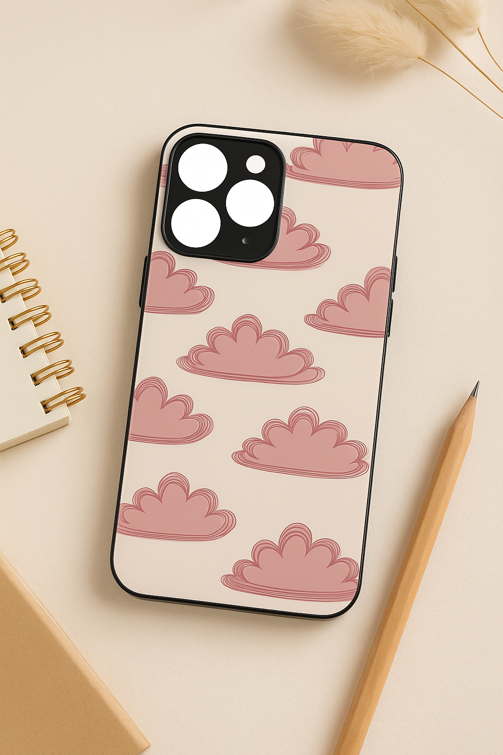 Pink Skies iPhone Covers (11–16) Series | Cute Design