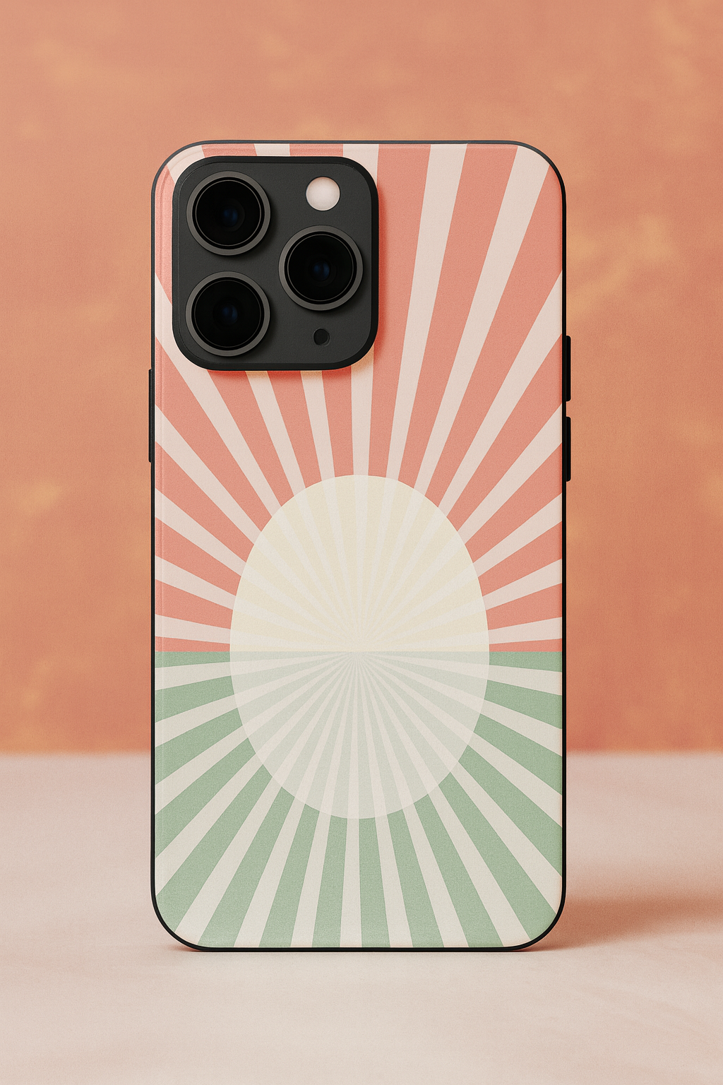 Sunburst Glow iPhone Covers (11–16) Series | Aesthetic Design