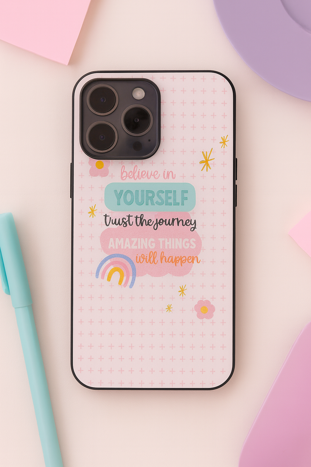 Trust the Journey iPhone Covers (11–16) Series | Cute Design