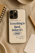 Soft Reminder iPhone Covers (11–16) Series | Aesthetic Design