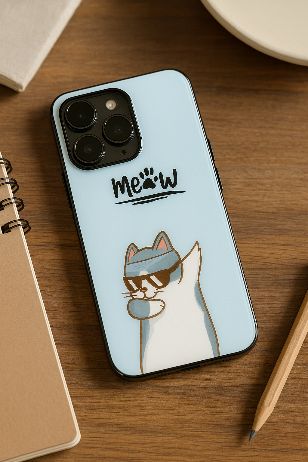 Cool Cat iPhone Covers (11–16) Series | Cute Design