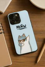 Cool Cat iPhone Covers (11–16) Series | Cute Design