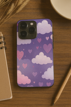 Lavender Skies iPhone Covers (11–16) Series | Cute Design