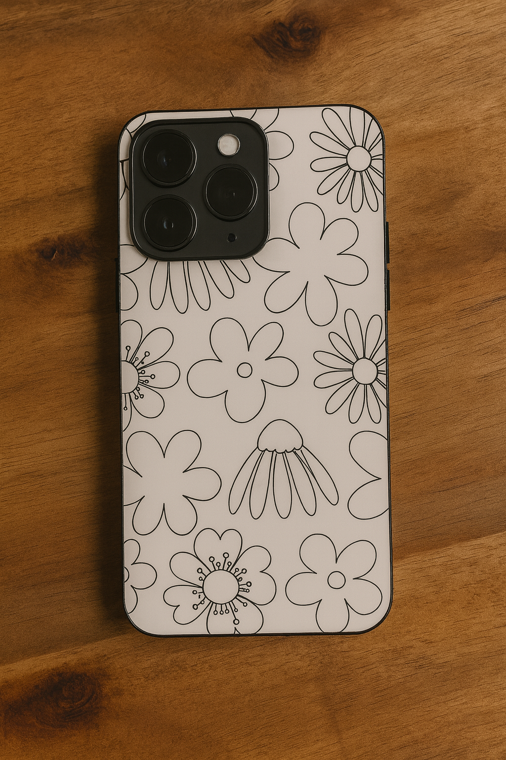 Outline Garden iPhone Covers (11–16) Series | Aesthetic Design