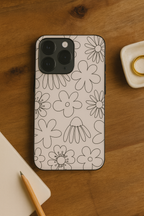 Outline Garden iPhone Covers (11–16) Series | Aesthetic Design