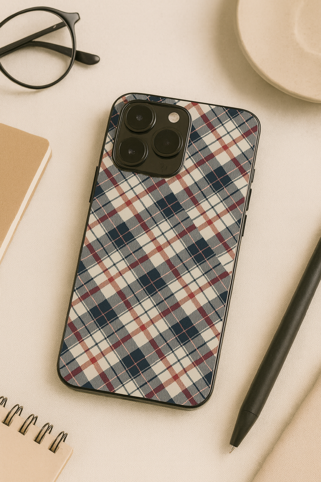 Plaid Perfection iPhone Covers (11–16) Series | Aesthetic Design