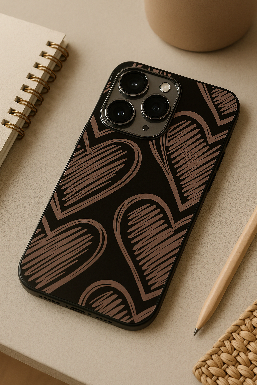 Heartlines iPhone Covers (11–16) Series | Cute Design