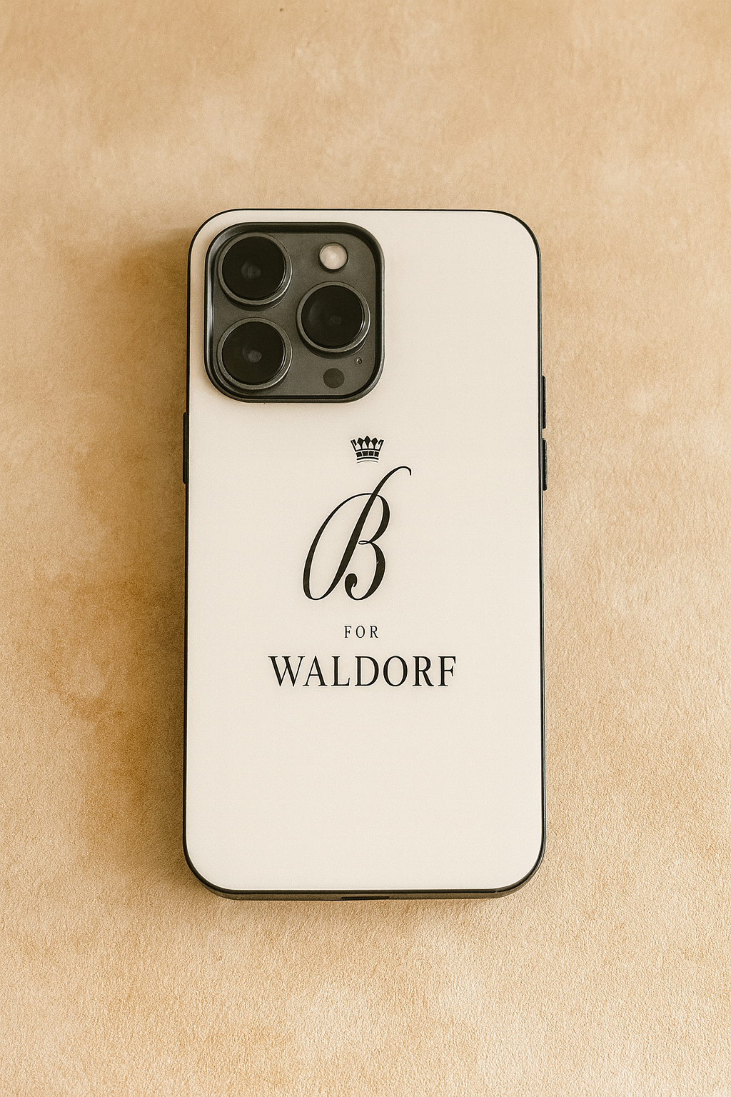 Crowned Initials iPhone Covers (11–16) Series | Aesthetic Design
