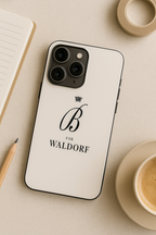 Crowned Initials iPhone Covers (11–16) Series | Aesthetic Design