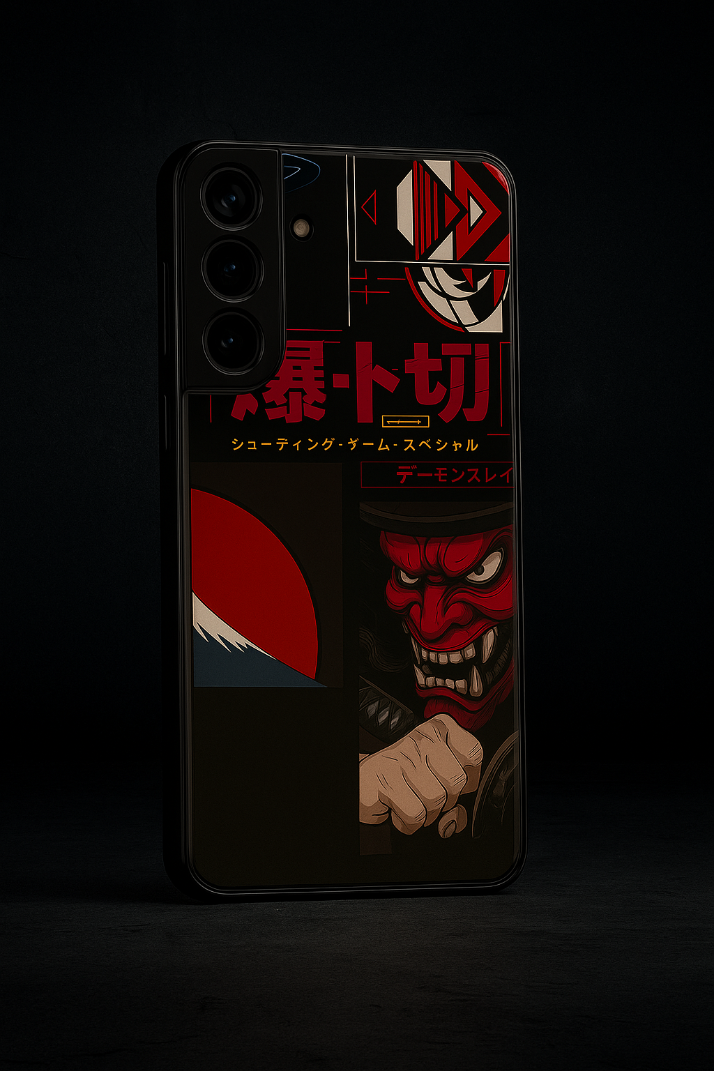 Dragon Graffiti Premium Glass Back Cover For Samsung Galaxy S, A, M & F Series