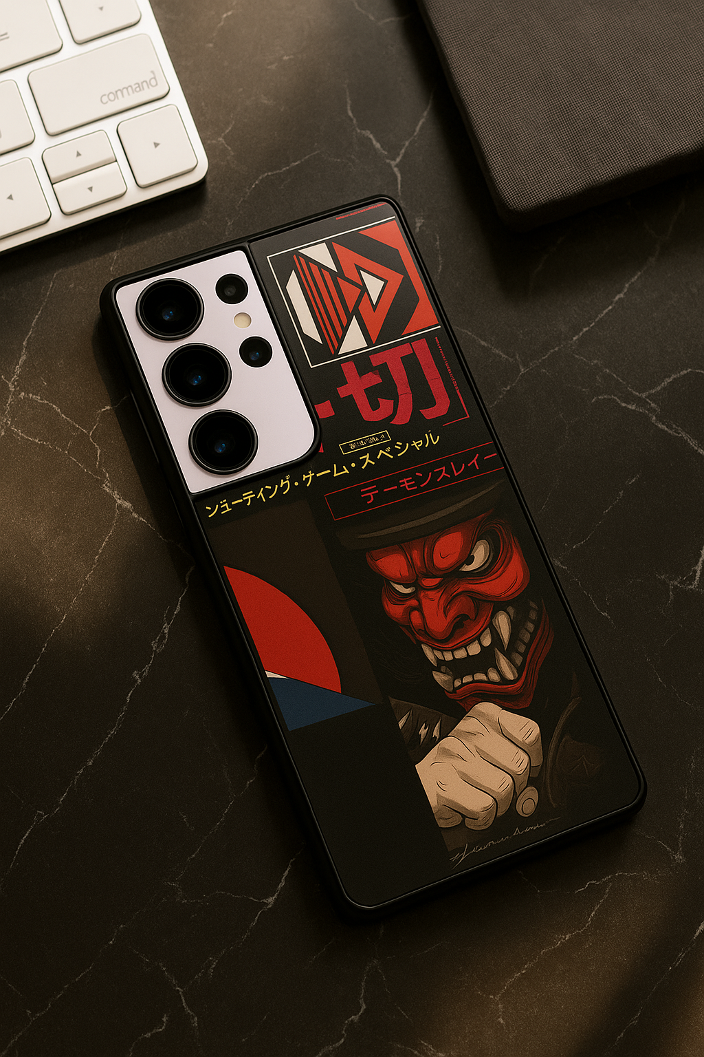 Dragon Graffiti Premium Glass Back Cover For Samsung Galaxy S, A, M & F Series