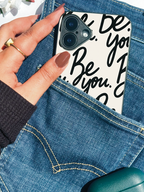 Boldly You Printed Glass Back iPhone Covers (11–16) Series |Aesthetic Designs