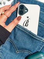 Crowned Initials iPhone Covers (11–16) Series | Aesthetic Design