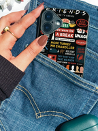 F.R.I.E.N.D iPhone Covers (11–16) Series | Aesthetic Design