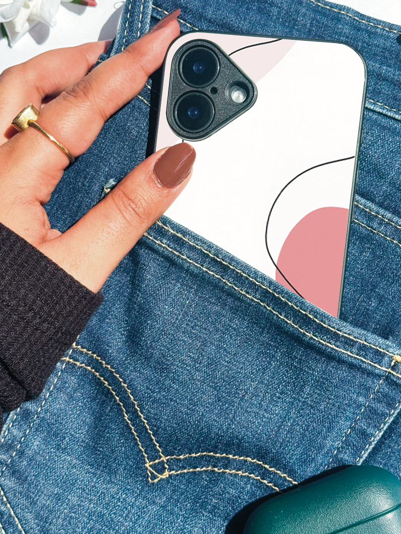 Rosé Waves iPhone Covers (11–16) Series | Aesthetic Design