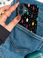 Twinkle Nights Printed Glass Back iPhone Covers (11–16) Series | Aesthetic Design