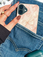 Soft Glow Printed Glass Back iPhone Covers (11–16) Series | Cute Designs