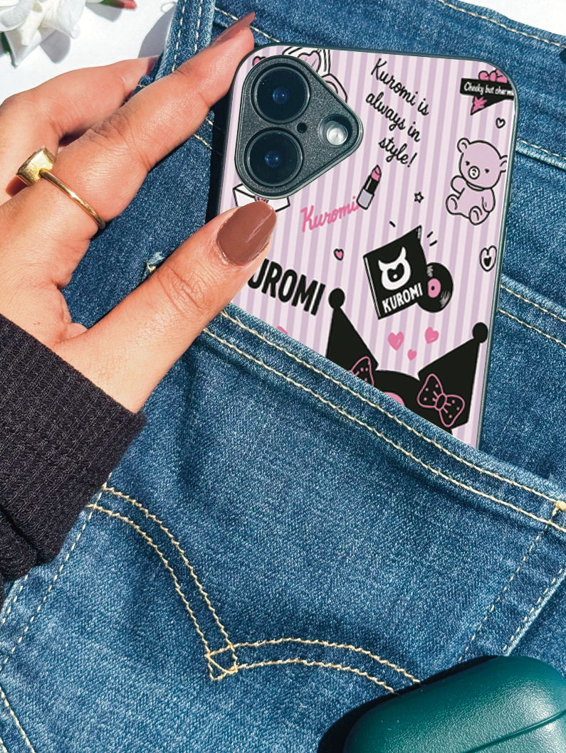 Cheeky Kuromi Vibes iPhone Covers (11–16) Series | Cute Design