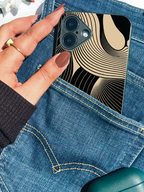 Heart Sprinkle Printed Glass Back iPhone Covers (11–16) Series | Aesthetic Designs