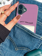 Daily Reminder iPhone Covers (11–16) Series | Cute Design