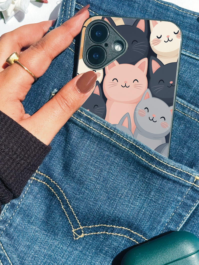 Meow Mix iPhone Covers (11–16) Series | Cute Design