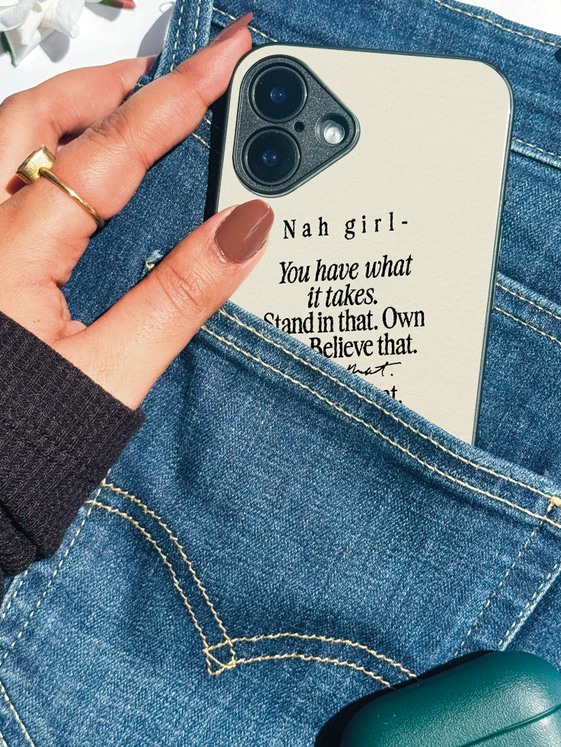 Power Within iPhone Covers (11–16) Series | Aesthetic Design