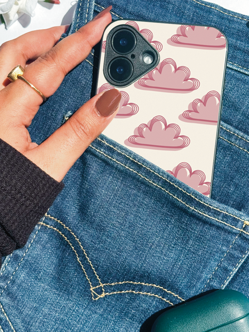 Pink Skies iPhone Covers (11–16) Series | Cute Design