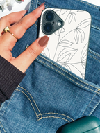 The Petal Sketch  iPhone Covers (11–16) Series | Aesthetic Design