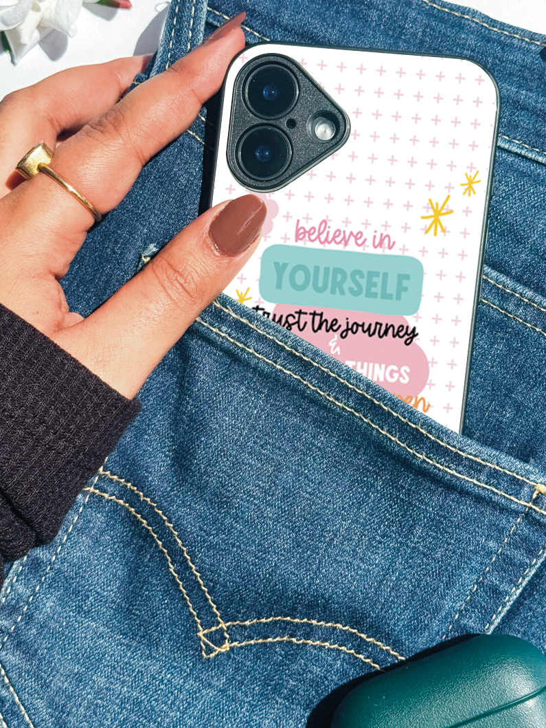 Trust the Journey iPhone Covers (11–16) Series | Cute Design