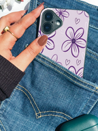 Lilac Bloom iPhone Covers (11–16) Series | Cute Design