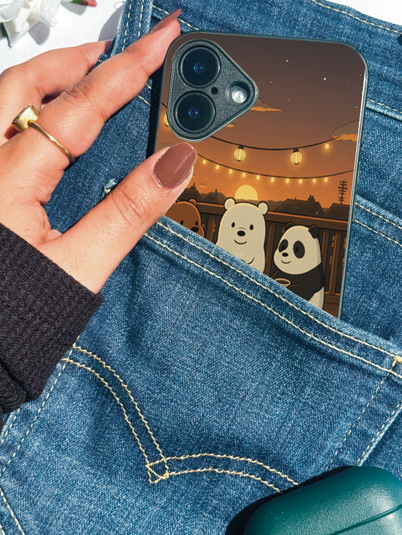 Tea Time Trio iPhone Covers (11–16) Series | Cute Design