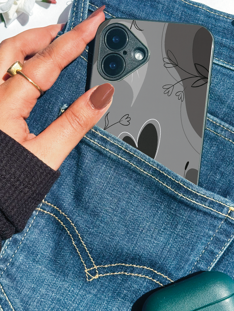 Muted Hearts iPhone Covers (11–16) Series | Aesthetic Design