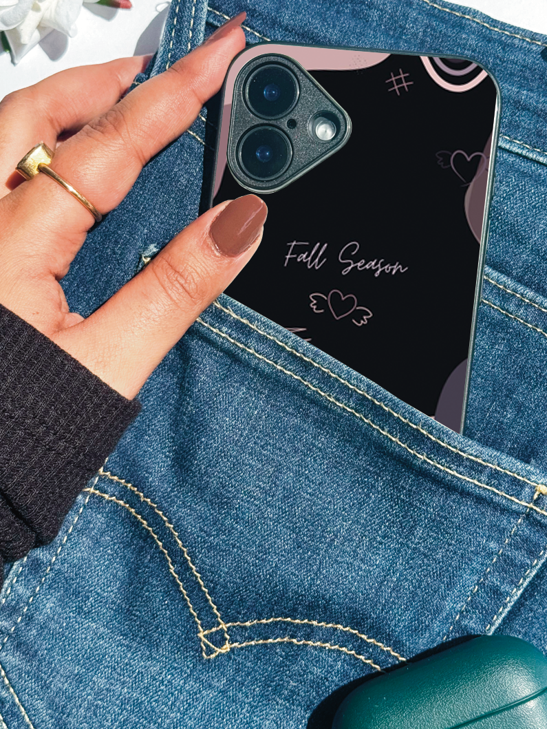 Autumn Hearts iPhone Covers (11–16) Series |  Aesthetic Design