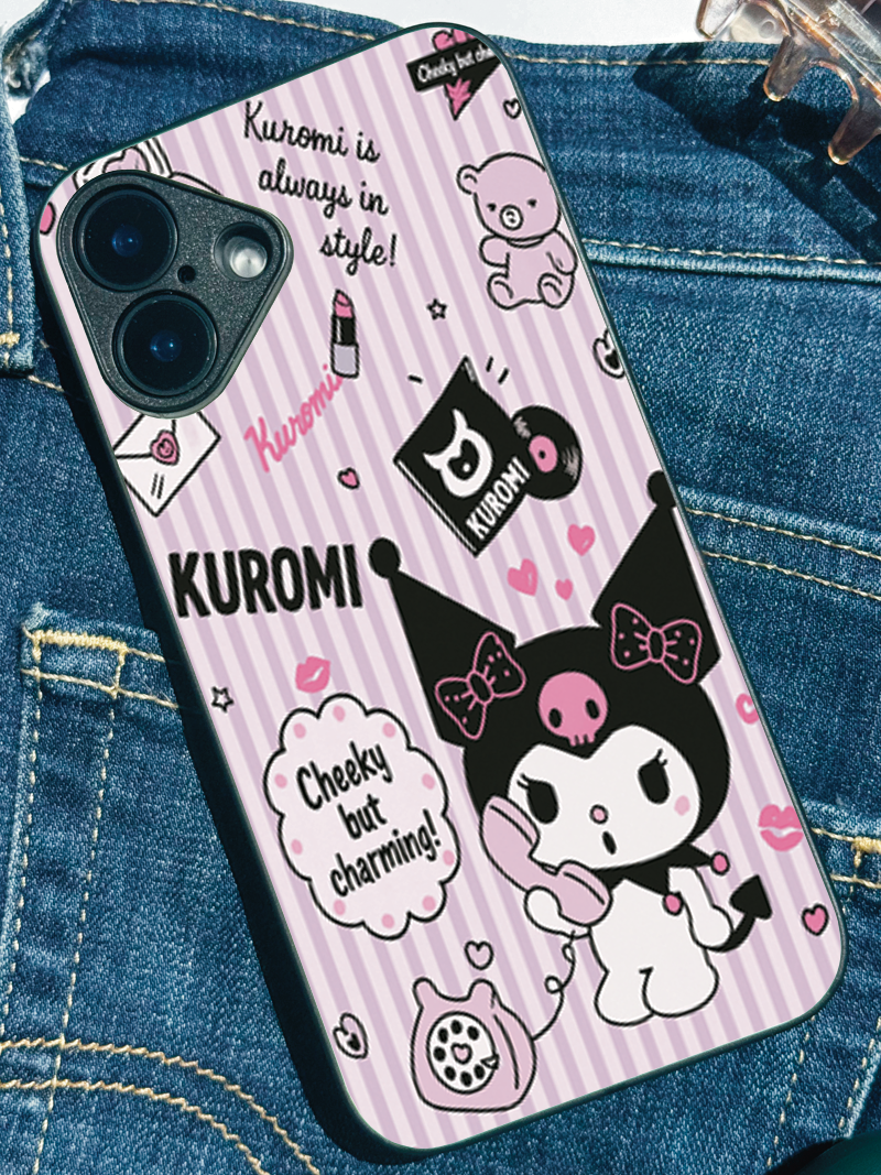 Cheeky Kuromi Vibes iPhone Covers (11–16) Series | Cute Design