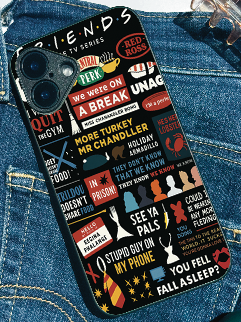 F.R.I.E.N.D iPhone Covers (11–16) Series | Aesthetic Design