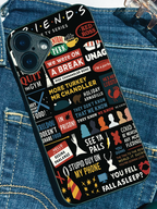 F.R.I.E.N.D iPhone Covers (11–16) Series | Aesthetic Design