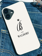 Crowned Initials iPhone Covers (11–16) Series | Aesthetic Design