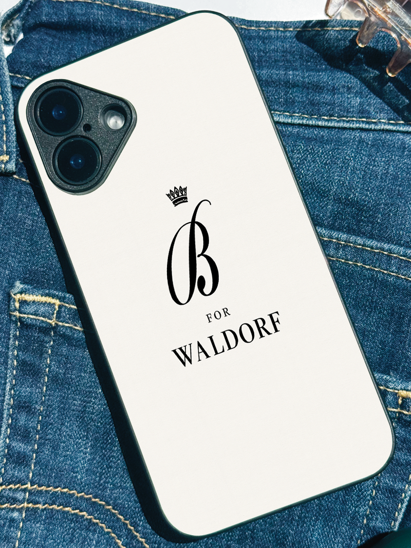 Crowned Initials iPhone Covers (11–16) Series | Aesthetic Design