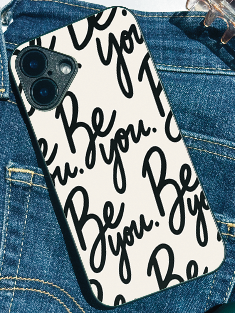 Boldly You Printed Glass Back iPhone Covers (11–16) Series |Aesthetic Designs