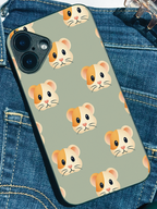 Cheeky Paws Printed Glass Back iPhone Covers (11–16) Series| Cute Design
