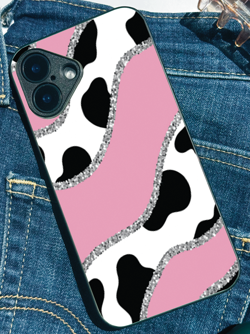 Cowgirl Glamh Printed Glass Back iPhone Covers (11–16) Series| Aesthetic Design