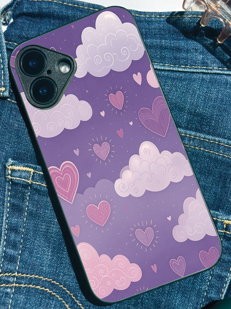 Lavender Skies iPhone Covers (11–16) Series | Cute Design