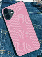 Linear Blush iPhone Covers (11–16) Series | Aesthetic Design