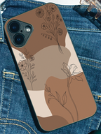 Earthy Petals  iPhone Covers (11–16) Series |  Aesthetic Design