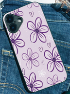 Lilac Bloom iPhone Covers (11–16) Series | Cute Design