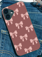 Girly Grace Printed Glass Back iPhone Covers (11–16) Series | Cute Designs