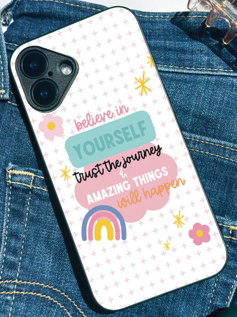 Trust the Journey iPhone Covers (11–16) Series | Cute Design