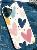 Painted Love iPhone Covers (11–16) Series | Cute Design