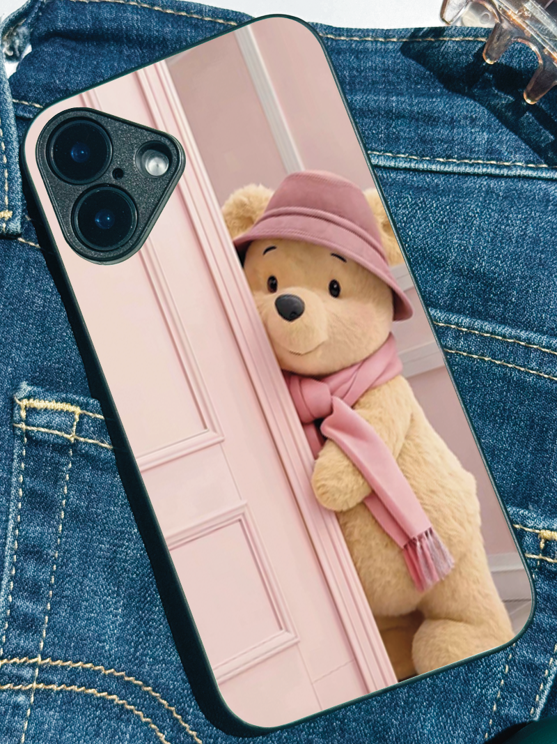 Cozy Teddy iPhone Covers (11–16) Series | Cute Design
